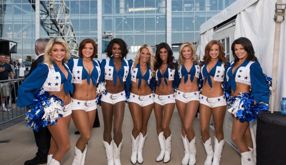 World Famous Dallas Cowboy Cheerleaders.