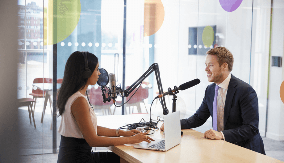 Recording podcast show