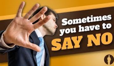 Learn how to say NO and stand up for yourself